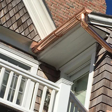 copper gutter installation Glen Head ny